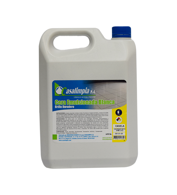 Cera Emulsionada Blanca Casalimpia